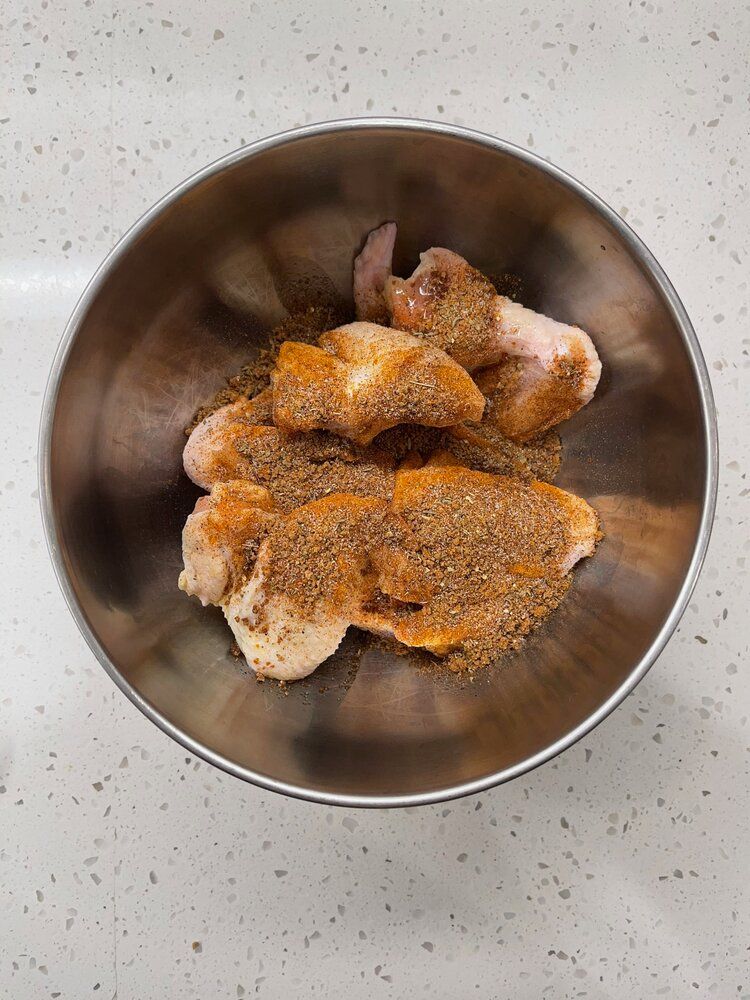 Dry Rubbed Chicken Wings