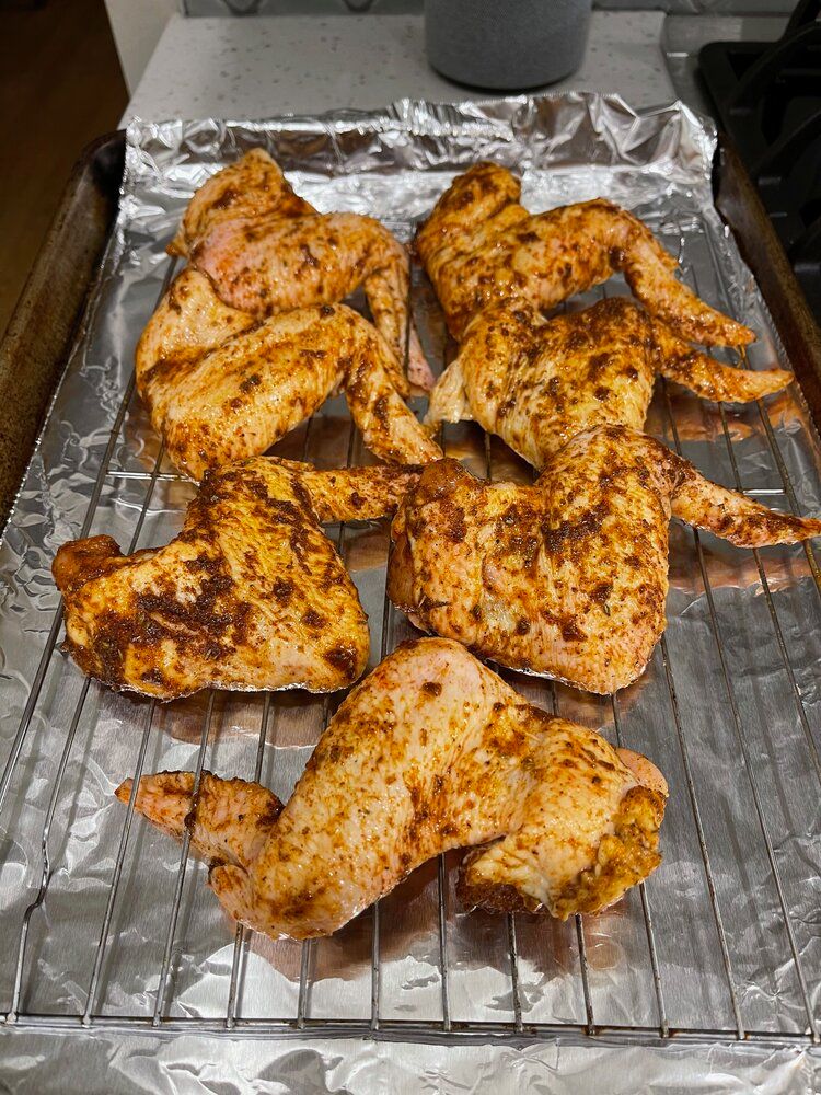 Dry Rubbed Chicken Wings