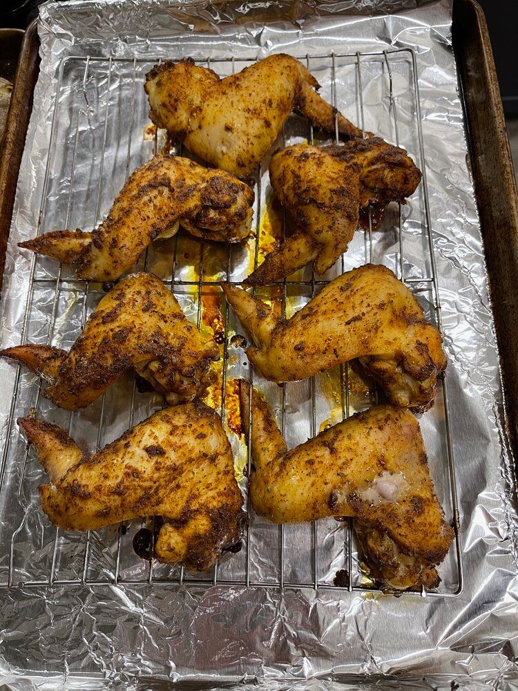 Dry Rubbed Chicken Wings