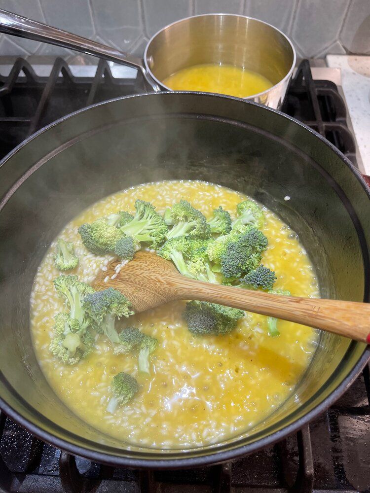 Broccoli & Chicken Risotto