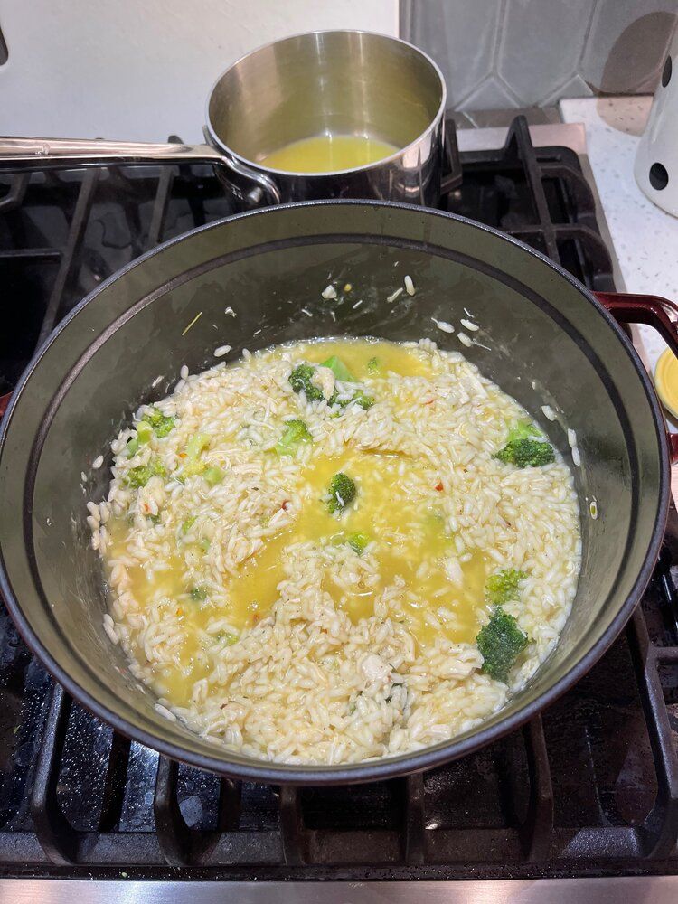 Broccoli & Chicken Risotto