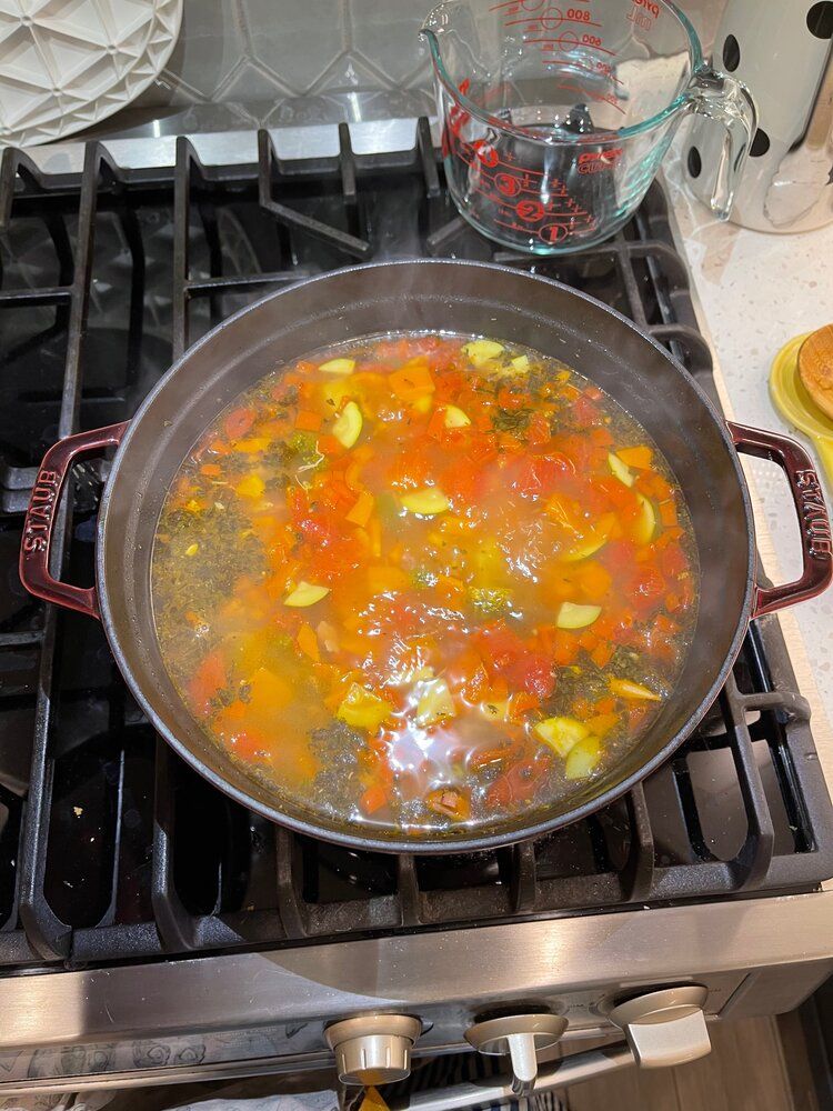 Dumpling/Noodle Vegetable Soup